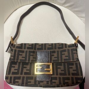 Fendi Baguette Zucca canvas
